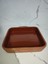 Store Toprak Sırlı Kahverengi Kare Borcam Iç Yüzey 30 x 30 X6 cm 5-6 Kişilik 3