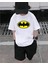 Kaliteli Pamuk Penye Unisex Erkek Kız Çocuk Baskılı Tshirt 5 6 7 8 9 10 11 12 13 14 Yaş Batman 2
