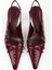 Kadın Spice Bordo Cilt Fiyonk Detaylı Stiletto 1