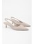 Kadın Kate Ekru Cilt Stiletto 4