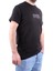 DMG23-211676 Siyah Günlük Bisiklet Yaka Erkek Tişört 1