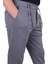 DMG23-611275 Gri Normal Bel Double Paça Flota Cepli Erkek Pantolon 3