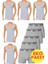 Erkek 10'lu Atlet ve Boxer Takımı Ekonomik Paket Atlet ve Boxer Set 5 Atlet 5 Boxer 1