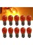 10 Adet 12V PY21W 93 Tek Duy Düz Tırnak Ampul BA15S Turuncu 1