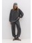 Soluk Efektli Sloganlı Sweatshirt 3