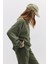 Soluk Efektli Sloganlı Sweatshirt 5