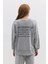 Soluk Efektli Sloganlı Sweatshirt 5