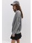 Oversize Soluk Efektli Pamuklu Sweatshirt 4