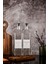 1litre Ahşap Stantlı Şeffaf White Serisi Zeytinyağı Şişesi Ayçiçek Yağı Şişesi Set 4