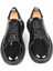 Bağcıklı Yüksek Taban Parlak Ortopedik Casual Deri Ayakkabı Sneaker 2509973 2