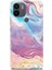 Xiaomi Redmi A1 Kılıfı Standlı Baskılı Parlak Silikon Kapak - Marblemix 1