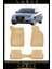 Audi A4 2002 Model Bej Araca Özel 3D Havuzlu Paspas 1