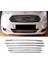 Ford Tourneo Courier 2014-2018 Arası Krom Ön Panjur 6 Parça P.çelik 1