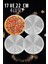 Delikli Pizza Lahmacun Tepsisi Çelik 17 ve 22 cm 4 Lü Set 721570 2