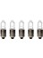 5 Adet 12V H10W 10W BA9S Ampul 1
