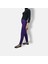 Mor Slim Fit Yüksek Bel Pantolon 3