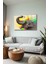Modern Tablo Ressam Fil Cam Tablo 50 x 70 Çok Renkli 3