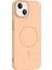 iPhone 14 Kılıf Magsafe Şarj Özellikli Zore Ruby Silikon Kapak - Mürdüm 3