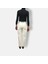 Krem Slim Fit Yüksek Bel Pantolon 3
