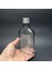 2 Adet 200 cc Yassı Kolonya Cam Şişe - Cam Konyak Likör Şişesi - 200 ml 2