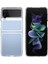 Samsung Galaxy Z Flip 4 Kılıf İnce Sert Yapılı Şeffaf Fitzen Premium Kapak 4