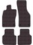 Subaru Legacy 2004-2009 Uyumlu Mavi Dikişli Siyah Deri Paspas 1