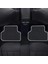 Peugeot 308 2007-2012 Siyah Halı Gri Kenar Petek Topuk 2