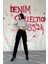Siyah Boru Paça Jeans Pantolon 1
