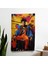 Basquiat'tan Esinlenen Modern Duvar Örtüsü - %100 Pamuk Sırt, Polyester Ön, Canlı Renkler 1