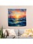Sunset Dreaming Duvar Örtüsü - %100 Pamuk Sırt, Polyester Ön, Ranforce Kumaş, Canlı Renkler, 3