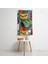 Modern Pop Art Duvar Örtüsü - Canlı Renkler, Ranforce Kumaş, Süblimasyon Baskı 2