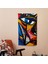Popart Tarzı Geometrik Soyut Duvar Örtüsü | Canlı Renkler | Yatak Odası, Oturma Odası ve Yurt 3