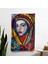Rönesans Portresi Klasisizm Pop Art Duvar Örtüsü - %100 Pamuk Sırt, Süblimasyon Baskı, Canlı 1