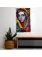 Rönesans Portresi Klasisizm Pop Art Duvar Örtüsü - %100 Pamuk Sırt, Süblimasyon Baskı, Canlı 2