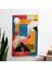 Geometrik Popart Tasarım Duvar Örtüsü - %100 Pamuk Sırt, Polyester Ön - Canlı Renkler - Hafif 1