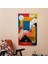 Geometrik Popart Tasarım Duvar Örtüsü - %100 Pamuk Sırt, Polyester Ön - Canlı Renkler - Hafif 3