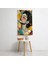 Pop Art Kadın Duvar Örtüsü - Yatak Odası, Oturma Odası Veya Yurt Dekoru Için Canlı Polyester 2