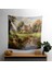 Vintage Serene Cottage Duvar Örtüsü - %100 Pamuk Sırtlı, Polyester Ön - Canlı Süblimasyon 1