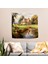 Vintage Serene Cottage Duvar Örtüsü - %100 Pamuk Sırtlı, Polyester Ön - Canlı Süblimasyon 2