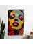 Popart Tarzı Duvar Örtüsü - Canlı %100 Pamuk ve Polyester Kumaş Yatak Odası, Oturma Odası 1