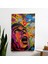 Popart Tarzı Duvar Örtüsü - Canlı Renkler, Süblimasyon Baskı 1