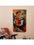 Canlı Renklere Sahip Popart Stili %100 Pamuk Arka Duvar Örtüsü - Yatak Odası, Oturma Odası 3