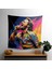 Pop Art Müzisyen Duvar Örtüsü - Süblimasyon Baskılı Canlı Kumaş Sanatı, %100 Pamuk Destekli, 1