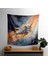 Cosmic Dreams Duvar Örtüsü - %100 Pamuk Sırt, Polyester Ön - Canlı Renkler - Süblimasyon 1