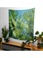 Tropical Oasis Duvar Örtüsü - %100 Pamuk Sırt, Polyester Ön - Canlı Renkler, Hafif Kumaş - 2