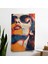 Popart Tarzı Duvar Örtüsü %100 Pamuk ve Polyester Kumaş Dekoratif Örtü 1