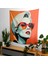 Renkli Pop Art Marilyn Monroe Duvar Örtüsü - Ranforce Kumaş, Canlı Süblimasyon Baskı 2