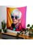 Ünlü Pop Art Duvar Örtüsü - %100 Pamuk Sırtlı, Ranforce Kumaş, Canlı Renkler - Modern Dekoratif 2