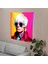 Ünlü Pop Art Duvar Örtüsü - %100 Pamuk Sırtlı, Ranforce Kumaş, Canlı Renkler - Modern Dekoratif 3