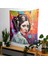 Pop Art Hologramlı Prenses Leia Duvar Örtüsü - Canlı Polyester Ön, %100 Pamuk Arka - Modern 3